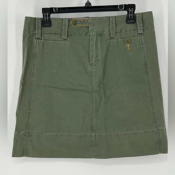 G1 SPRING GOODS NWT MILITARY INSPIRED MINI SKIRT, Olive Green, WELL‎ CONSTRUCTED - Picture 1 of 8